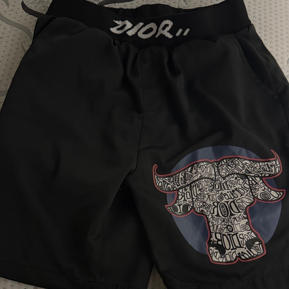 Dior Black Athletic Shorts